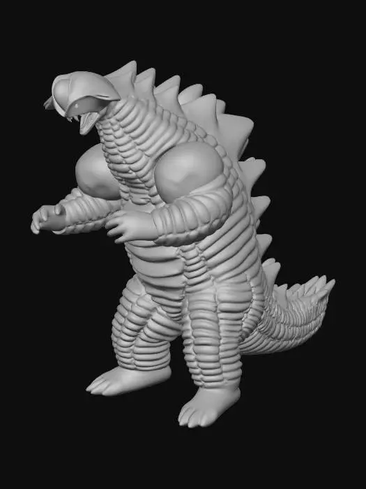 3D model for Ultra Kaiju Gold King