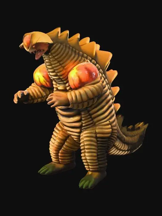 3D model for Ultra Kaiju Gold King