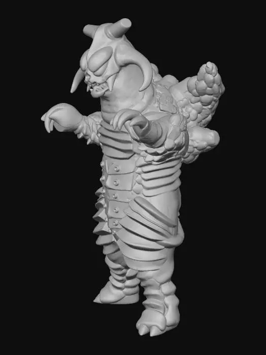 3D model for Ultra Kaiju Gitagitanga