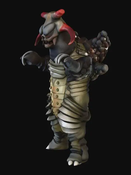 3D model for Ultra Kaiju Gitagitanga