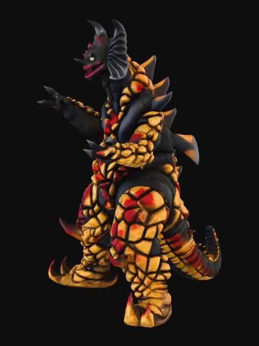 3D model for Ultra Kaiju Goldras
