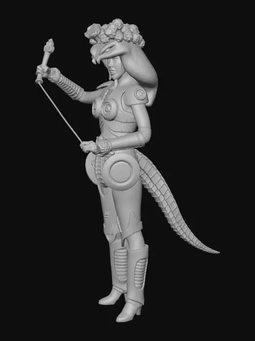 3D model for Ultra Kaiju Gina