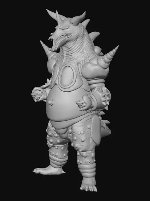 3D model for Ultra Kaiju Gorothunder
