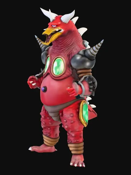3D model for Ultra Kaiju Gorothunder