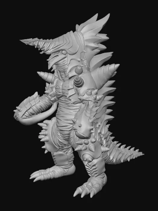 3D model for Ultra Kaiju Graim