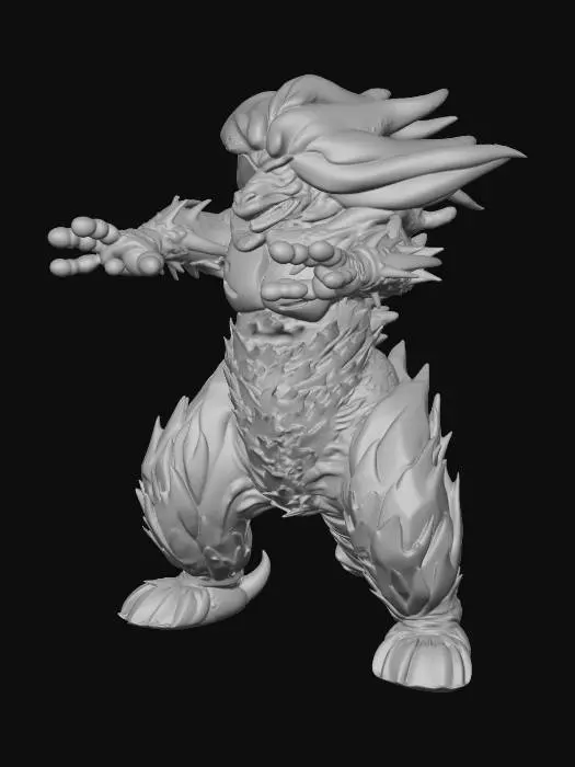3D model for Ultra Kaiju Gora
