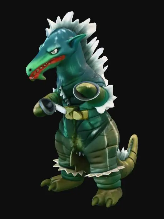 3D model for Ultra Kaiju Gronken