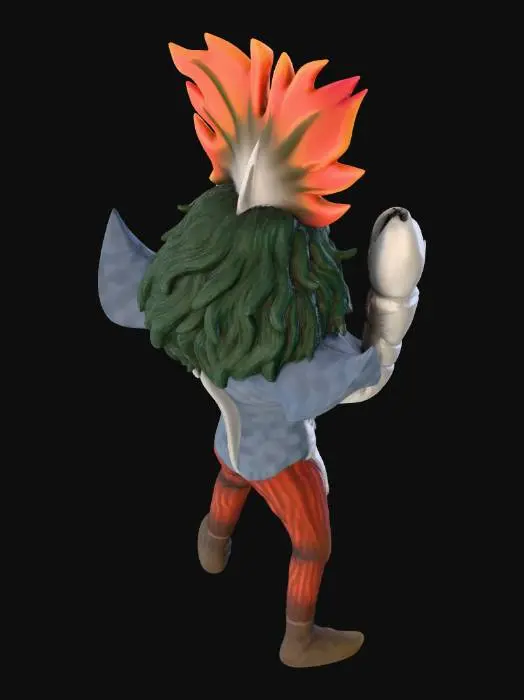 3D model for Ultra Kaiju Guironian