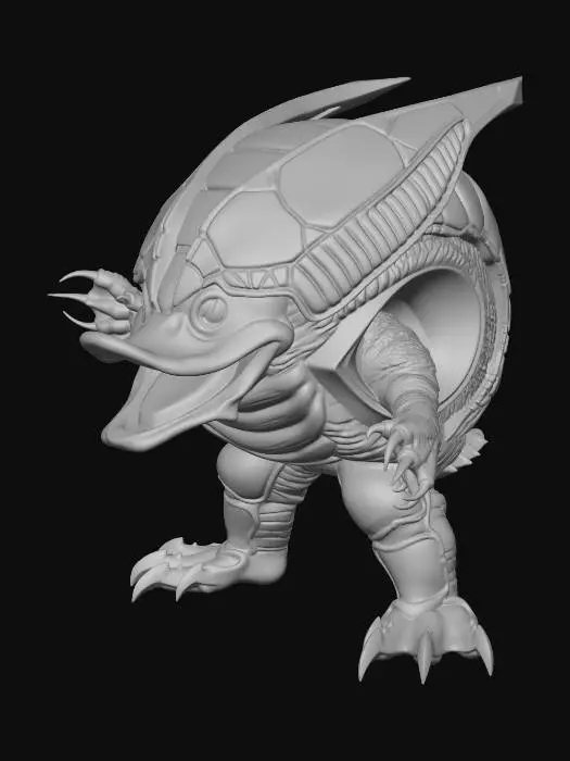 3D model for Ultra Kaiju Hophop
