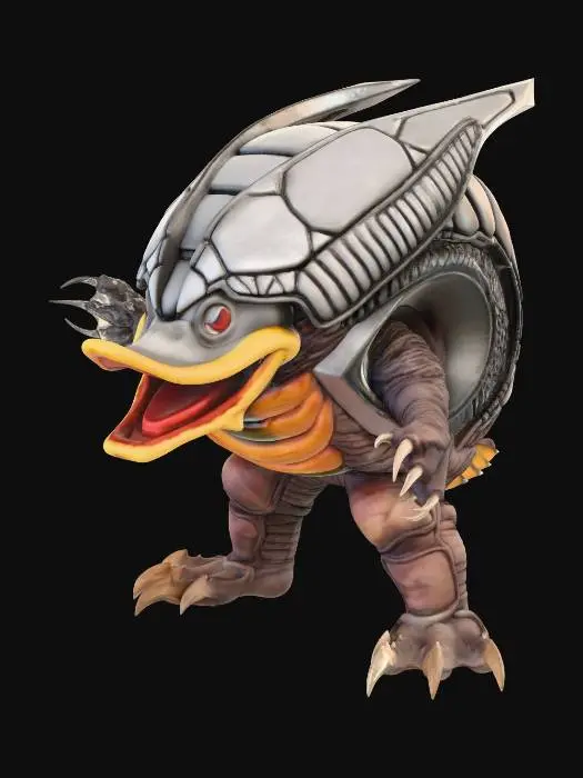 3D model for Ultra Kaiju Hophop