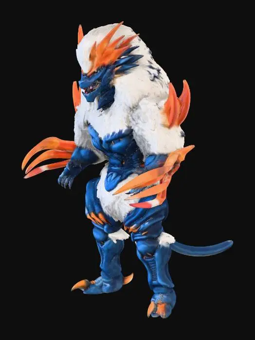 3D model for Ultra Kaiju Horoboros (Bipedal)