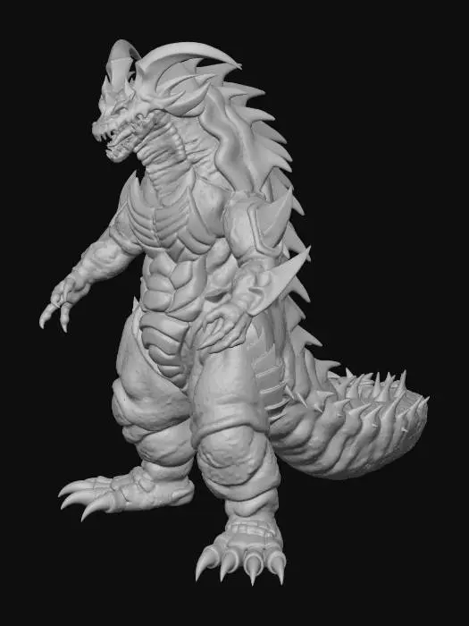 3D model for Ultra Kaiju Hellberus