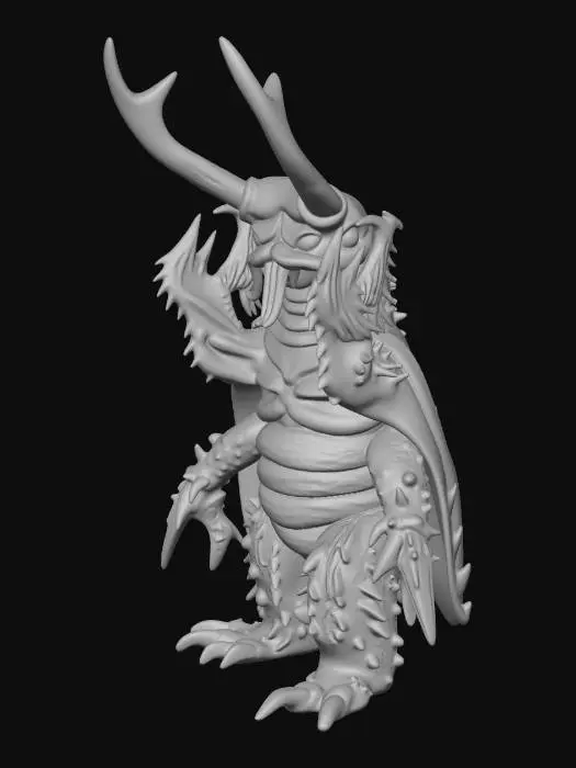 3D model for Ultra Kaiju Guwaganda