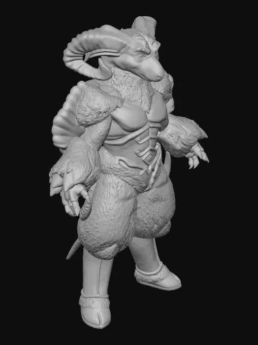3D model for Ultra Kaiju Inculas