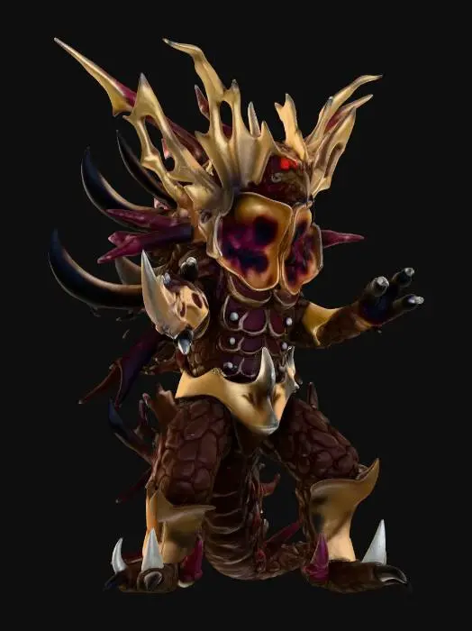 3D model for Ultra Kaiju IF 4th Form