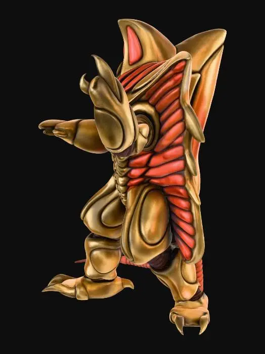 3D model for Ultra Kaiju Iaron