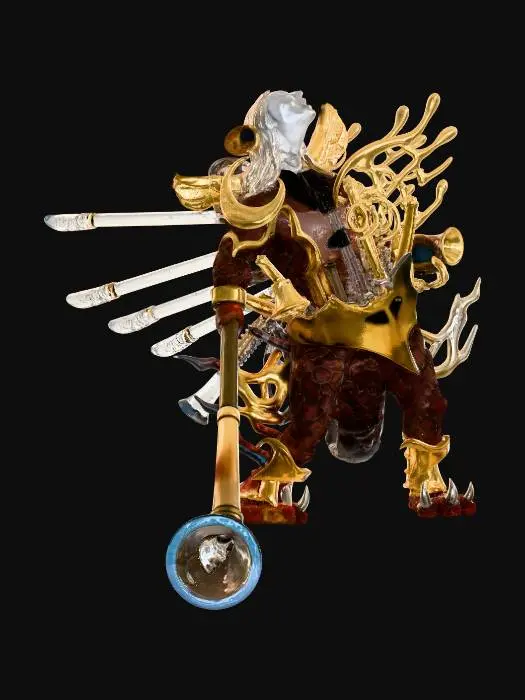 3D model for Ultra Kaiju IF 5th Form