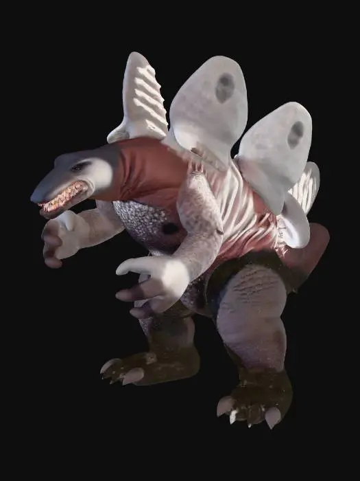 3D model for Ultra Kaiju Longa