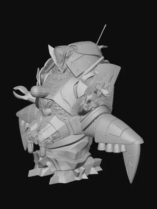 3D model for Ultra Kaiju Satan Lovemos