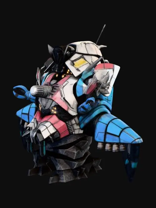 3D model for Ultra Kaiju Satan Lovemos