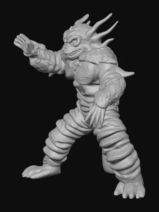 3D model for Ultra Kaiju Metamorga
