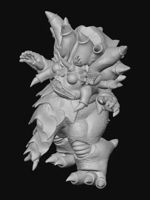 3D model for Ultra Kaiju Miraclon