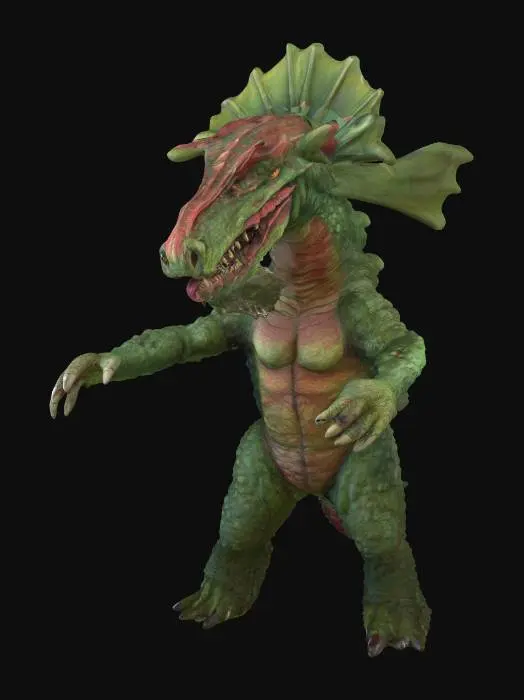 3D model for Ultra Kaiju Motokureron