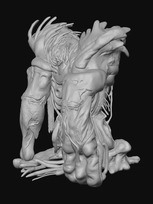 3D model for Ultra Kaiju Niruwanie