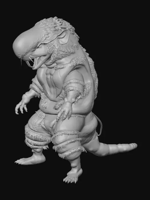 3D model for Ultra Kaiju Nezutron