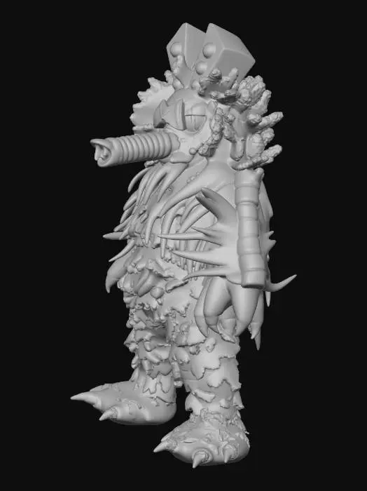 3D model for Ultra Kaiju Snowgiran