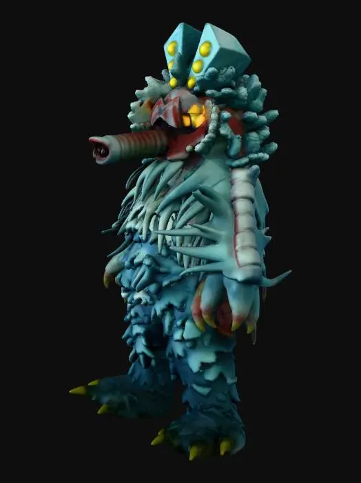 3D model for Ultra Kaiju Snowgiran