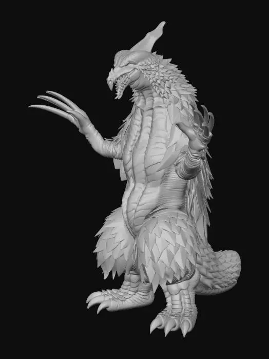 3D model for Ultra Kaiju Therizirus
