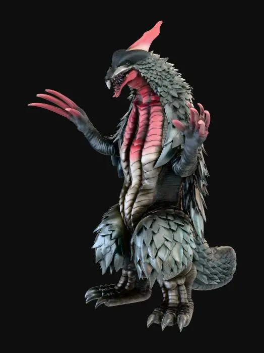 3D model for Ultra Kaiju Therizirus