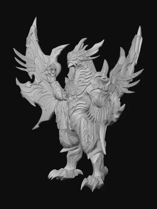 3D model for Ultra Kaiju Valgeness