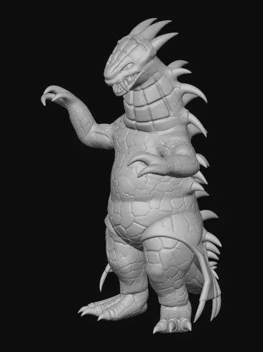 3D model for Ultra Kaiju Zakira