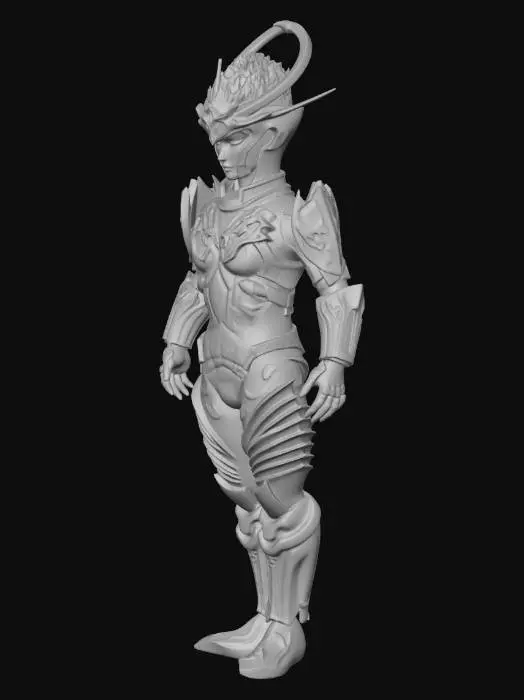 3D model for Ultra Kaiju War Deity