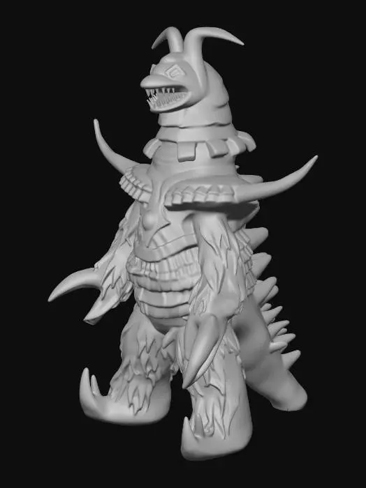 3D model for Ultra Kaiju Volkeller