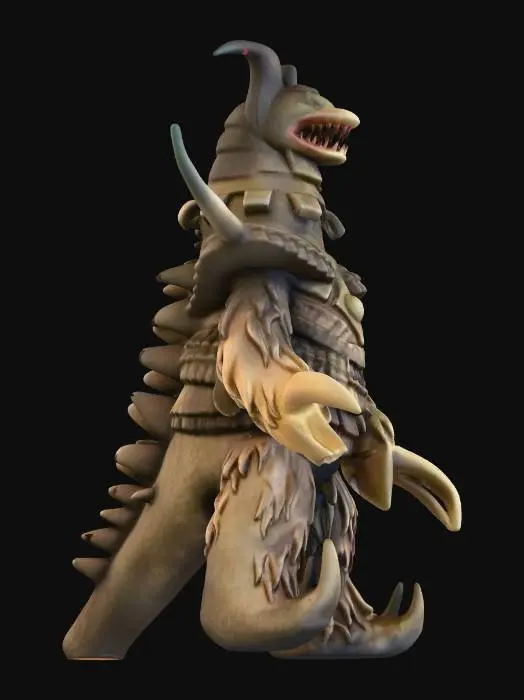 3D model for Ultra Kaiju Volkeller