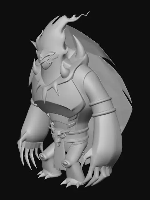 3D model for Ultra Kaiju Addwaitya