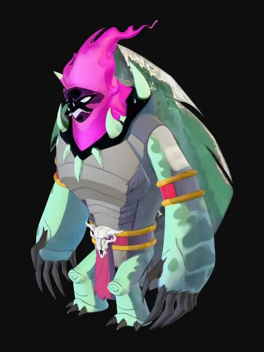 3D model for Ultra Kaiju Addwaitya