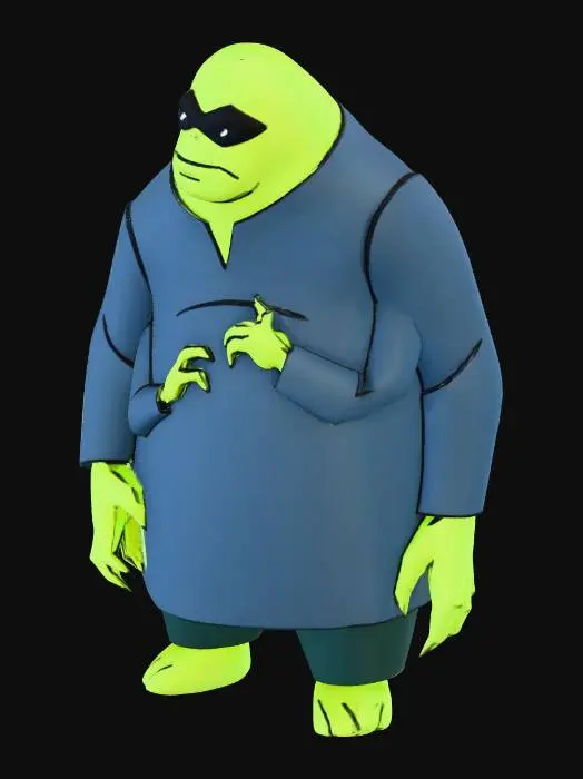 3D model for Ben 10 Alien Serf