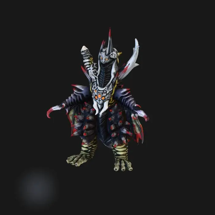3D model for Ultra Kaiju Destrudos