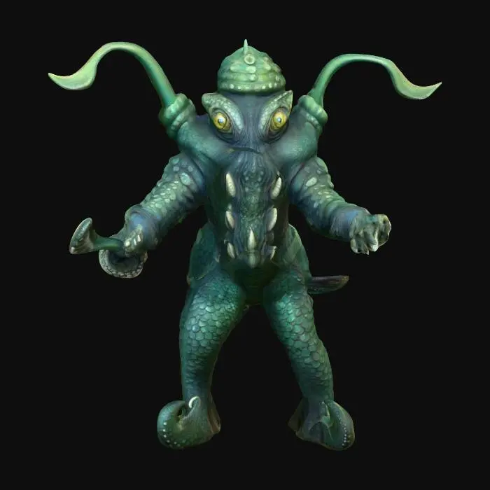 3D model for Ultra Kaiju Alien Terrorist
