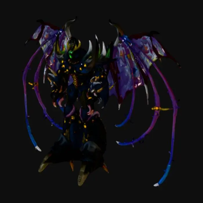 3D model for Dark Warden.