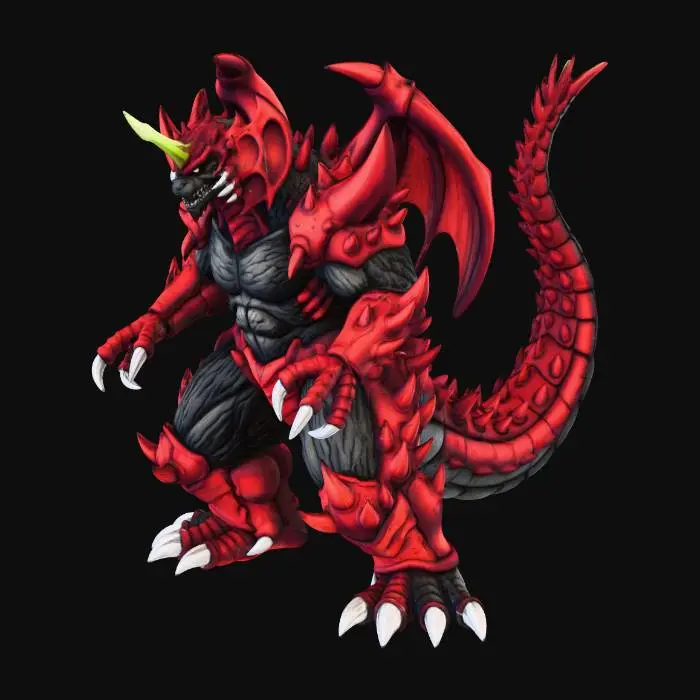 3D model for Crimson Megabeast