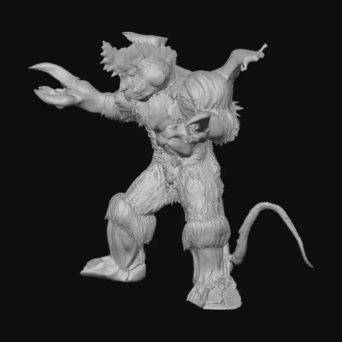 3D model for Ultra Kaiju Arakunia