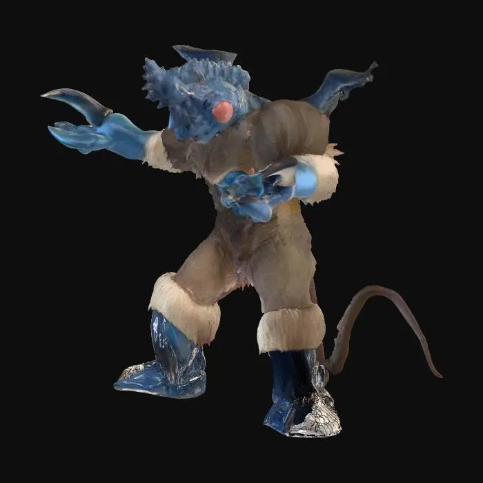 3D model for Ultra Kaiju Arakunia