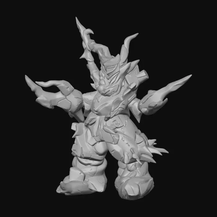 3D model for Ultra Kaiju Arnagaruge