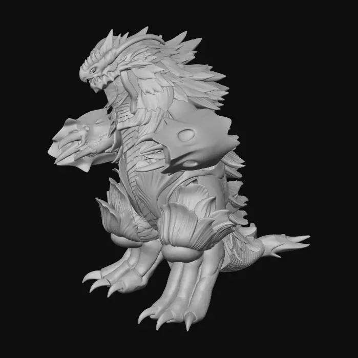 3D model for Ultra Kaiju Bazanga