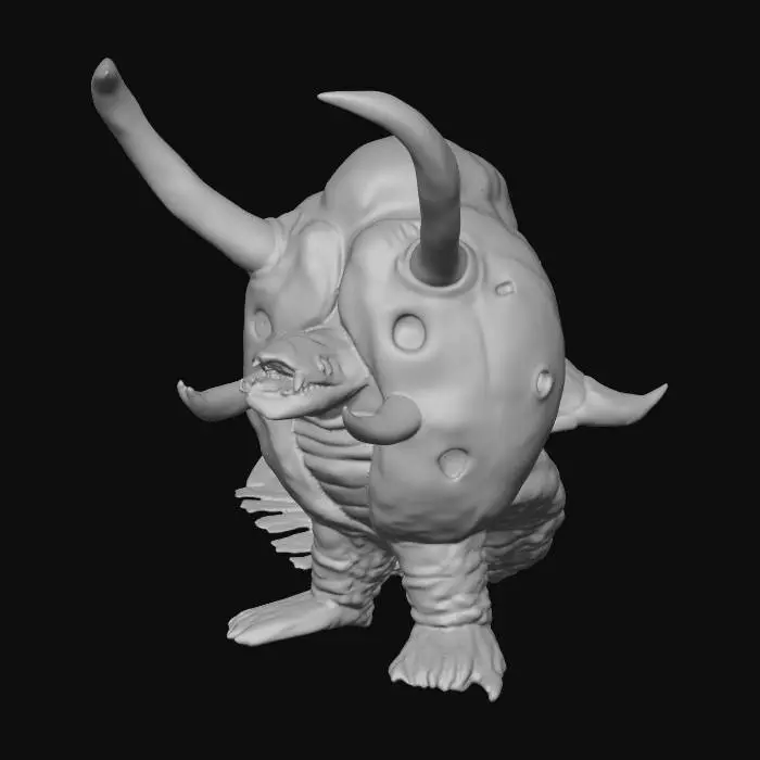 3D model for Ultra kaiju Black End